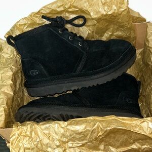 UGG Classic Black Ankle Boots